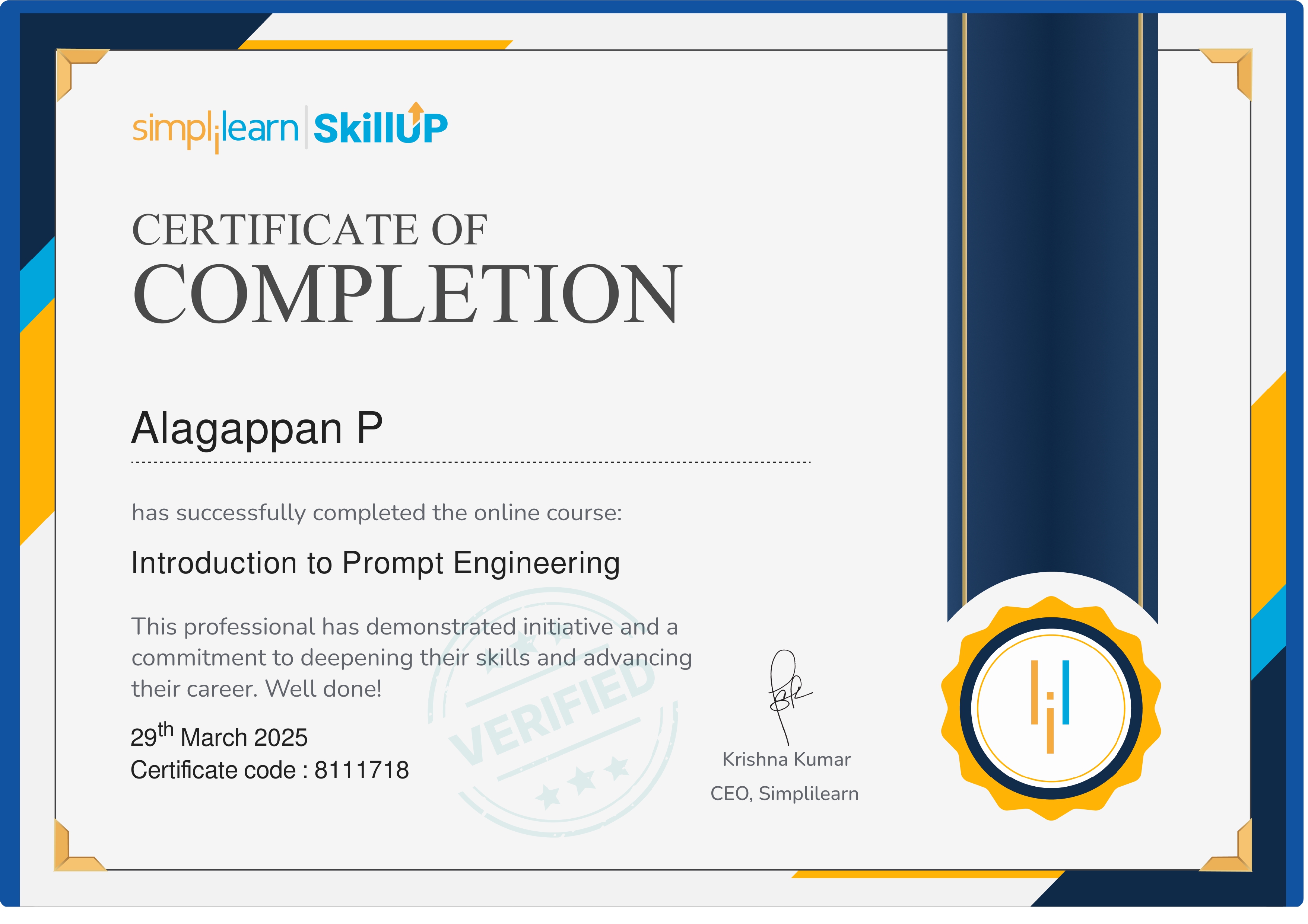 Introduction to Prompt Engineering - Simplilearn, 2025